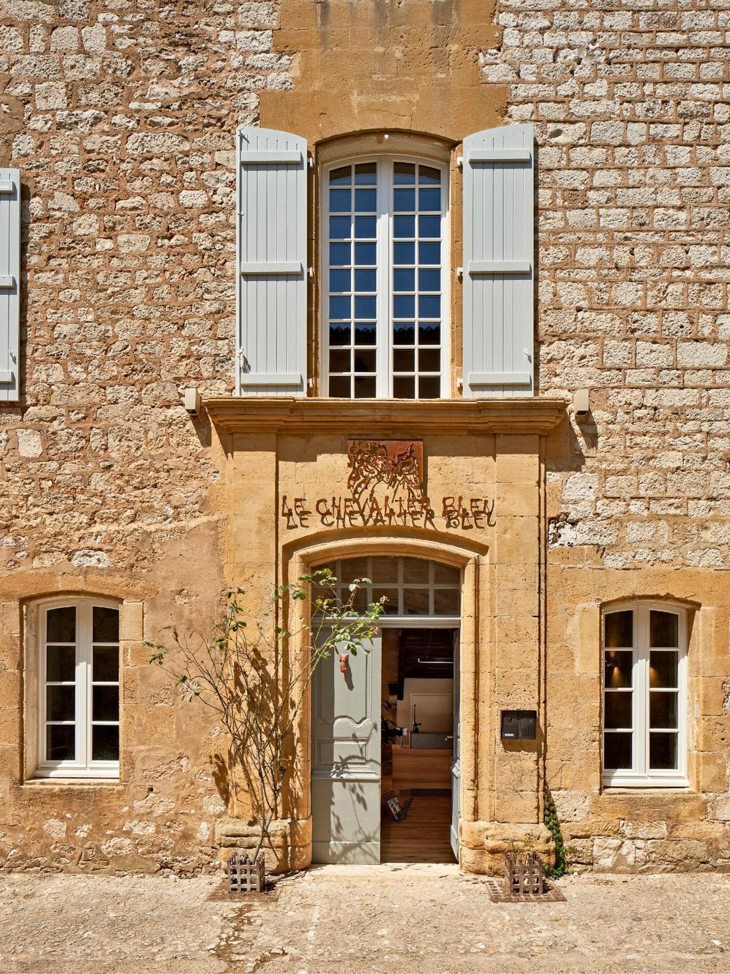 Hotel Le Chevalier Bleu Monpazier Esterno foto